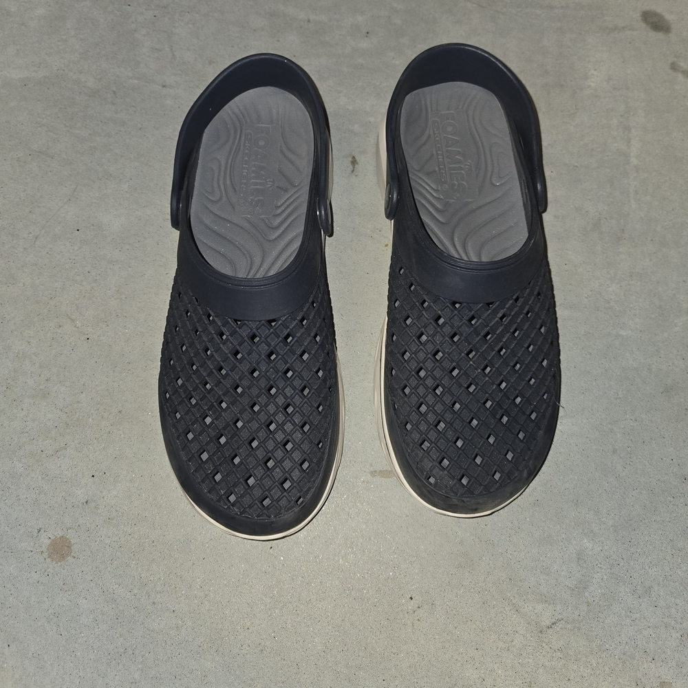 Blue Slip-On Skechers Foamies